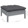 3-piece garden furniture set with anthracite cushions made of pine wood by , Garden sets - Ref: Foro24-3096000, Price: 237,99...