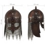 Réplica de casco de guerrero vikingo LARP acero cobre de vidaXL, Armas coleccionables - Ref: Foro24-286224, Precio: 67,94 €, ...