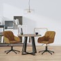 Swivel dining chairs, 2 units, brown velvet by , dining chairs - Ref: Foro24-3103385, Price: 171,53 €, Discount: %