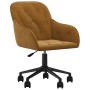 Swivel dining chairs, 2 units, brown velvet by , dining chairs - Ref: Foro24-3103429, Price: 179,46 €, Discount: %