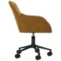 Swivel dining chairs, 2 units, brown velvet by , dining chairs - Ref: Foro24-3103429, Price: 179,46 €, Discount: %