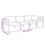 Set muebles de jardín 4 pzas y cojines aluminio gris antracita de , Conjuntos de jardín - Ref: Foro24-3107777, Precio: 594,75...