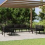 Garden furniture set 7 pieces and cushions anthracite gray aluminum by , Garden sets - Ref: Foro24-3107796, Price: 943,12 €, ...