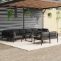 Garden furniture set 10 pieces and cushions anthracite gray aluminum by , Garden sets - Ref: Foro24-3115927, Price: 1,00 €, D...