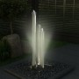 Silver stainless steel garden fountain 48x34x123 cm by vidaXL, Fountains and waterfalls - Ref: Foro24-48091, Price: 371,88 €,...