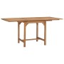 Mesa de jardín extensible madera maciza teca (110-160)x80x75cm de vidaXL, Mesas de jardín - Ref: Foro24-47420, Precio: 205,59...