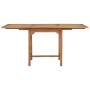 Mesa de jardín extensible madera maciza teca (110-160)x80x75cm de vidaXL, Mesas de jardín - Ref: Foro24-47420, Precio: 205,59...