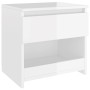 Bedside tables 2 units plywood glossy white 40x30x30 cm by vidaXL, Nightstands - Ref: Foro24-803456, Price: 52,37 €, Discount: %