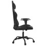 Gaming chair in black synthetic leather by , Gaming chairs - Ref: Foro24-3143649, Price: 121,59 €, Discount: %