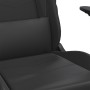 Gaming chair in black synthetic leather by , Gaming chairs - Ref: Foro24-3143649, Price: 121,59 €, Discount: %