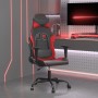 Silla gaming cuero sintético negro y rojo de , Sillones para videojuegos - Ref: Foro24-3143642, Precio: 121,69 €, Descuento: %