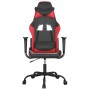 Silla gaming cuero sintético negro y rojo de , Sillones para videojuegos - Ref: Foro24-3143642, Precio: 121,69 €, Descuento: %