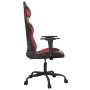 Silla gaming cuero sintético negro y rojo de , Sillones para videojuegos - Ref: Foro24-3143642, Precio: 121,69 €, Descuento: %