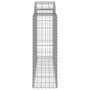 Wire mesh baskets 40 units, arched shape, iron, 200x50x120/140 cm by , Pots and planters - Ref: Foro24-3146359, Price: 3,00 €...