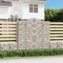 Gabion baskets 14 units, arched shape, iron, 200x50x200/220cm. by , Pots and planters - Ref: Foro24-3146437, Price: 1,00 €, D...