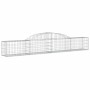 Gabion baskets 25 units, arched shape, iron, 300x30x40/60 cm by , Pots and planters - Ref: Foro24-3146482, Price: 1,00 €, Dis...