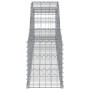 Gabion baskets 25 units, arched shape, iron, 300x30x40/60 cm by , Pots and planters - Ref: Foro24-3146482, Price: 1,00 €, Dis...