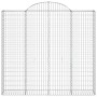 Wire mesh baskets 30 units, arched shape, iron, 200x50x180/200 cm by , Pots and planters - Ref: Foro24-3146421, Price: 3,00 €...