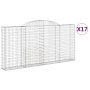 17 units of arched iron gabion baskets 300x30x140/160 cm. by , Pots and planters - Ref: Foro24-3146570, Price: 2,00 €, Discou...