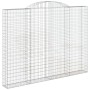 Gabion baskets 7 units arch shape iron 300x30x220/240 cm by , Pots and planters - Ref: Foro24-3146634, Price: 1,00 €, Discoun...