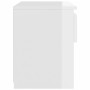 Bedside tables 2 units plywood glossy white 40x30x30 cm by vidaXL, Nightstands - Ref: Foro24-803456, Price: 52,37 €, Discount: %