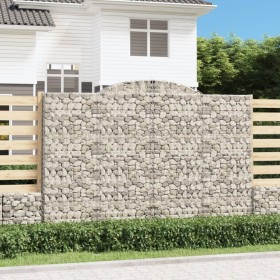 Gabion baskets 10 units, arched shape, iron, 300x50x200/220cm by , Pots and planters - Ref: Foro24-3146799, Price: 2,00 €, Di...