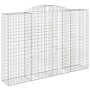 Gabion baskets 10 units, arched shape, iron, 300x50x200/220cm by , Pots and planters - Ref: Foro24-3146799, Price: 2,00 €, Di...