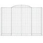 Gabion baskets 10 units, arched shape, iron, 300x50x200/220cm by , Pots and planters - Ref: Foro24-3146799, Price: 2,00 €, Di...