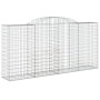 Gabion baskets 25 units, arched shape, iron, 300x50x140/160 cm by , Pots and planters - Ref: Foro24-3146752, Price: 3,00 €, D...