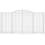 Gabion baskets 25 units, arched shape, iron, 300x50x140/160 cm by , Pots and planters - Ref: Foro24-3146752, Price: 3,00 €, D...