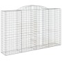 Gabion baskets 17 units, arched shape, iron, 300x50x180/200cm. by , Pots and planters - Ref: Foro24-3146786, Price: 3,00 €, D...