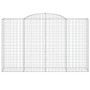 Gabion baskets 17 units, arched shape, iron, 300x50x180/200cm. by , Pots and planters - Ref: Foro24-3146786, Price: 3,00 €, D...