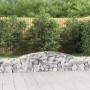 Gabion baskets 20 units, arched shape, iron, 400x30x40/60 cm by , Pots and planters - Ref: Foro24-3146837, Price: 1,00 €, Dis...