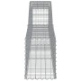 Gabion baskets 20 units, arched shape, iron, 400x30x40/60 cm by , Pots and planters - Ref: Foro24-3146837, Price: 1,00 €, Dis...