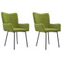 Sillas de comedor 2 unidades terciopelo verde claro de , Sillas de comedor - Ref: Foro24-344801, Precio: 123,63 €, Descuento: %