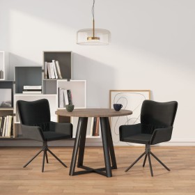 Swivel dining chairs 2 pcs black velvet by , dining chairs - Ref: Foro24-344815, Price: 119,49 €, Discount: %