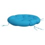 Round cushion in light blue Oxford fabric Ø 100x11 cm by , Cushions for chairs and sofas - Ref: Foro24-361966, Price: 50,22 €...