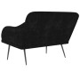 Banco de terciopelo negro 110x76x80 cm de , Bancos - Ref: Foro24-351449, Precio: 137,64 €, Descuento: %