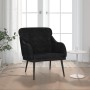 Black velvet armchair 63x76x80 cm by , Armchairs - Ref: Foro24-351440, Price: 99,68 €, Discount: %