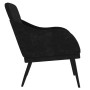 Black velvet armchair 63x76x80 cm by , Armchairs - Ref: Foro24-351440, Price: 99,68 €, Discount: %