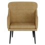 Brown velvet armchair 63x76x80 cm by , Armchairs - Ref: Foro24-351442, Price: 86,38 €, Discount: %