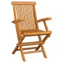 Garden chairs 6 units teak wood with burgundy cushions by , Garden chairs - Ref: Foro24-3062565, Price: 438,27 €, Discount: %