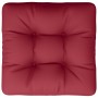 Cushion for pallet furniture, red wine fabric, 50x50x12 cm. by , Cushions for chairs and sofas - Ref: Foro24-40972, Price: 19...