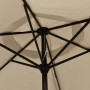 Garden umbrella with metal pole 300 cm taupe gray by , Umbrellas - Ref: Foro24-44500, Price: 70,37 €, Discount: %