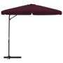 Garden umbrella with steel pole 300 cm burgundy by , Umbrellas - Ref: Foro24-47316, Price: 88,99 €, Discount: %