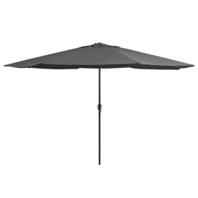 Outdoor-Regenschirm mit anthrazitgrauer Metallstange 390 cm von , Sonnenschirme - Ref: Foro24-47380, Preis: 81,02 €, Rabatt: %