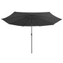 Outdoor umbrella with anthracite grey metal pole, 390 cm. by , Umbrellas - Ref: Foro24-47380, Price: 77,79 €, Discount: %