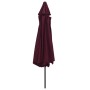 Outdoor umbrella with a 390 cm red burgundy metal pole by , Umbrellas - Ref: Foro24-47382, Price: 77,99 €, Discount: %