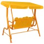 Banco balancín para niños tela amarillo 115x75x110 cm de , Balancines de jardín - Ref: Foro24-48098, Precio: 102,45 €, Descue...