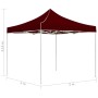 Professionelle Klappklappe aus Aluminium in burgunderroter Farbe 2x2 m von , Zelte und Pavillons - Ref: Foro24-48928, Preis: ...